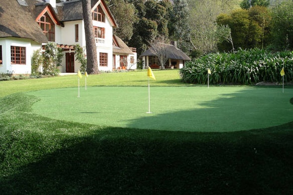 San Francisco backyard putting green